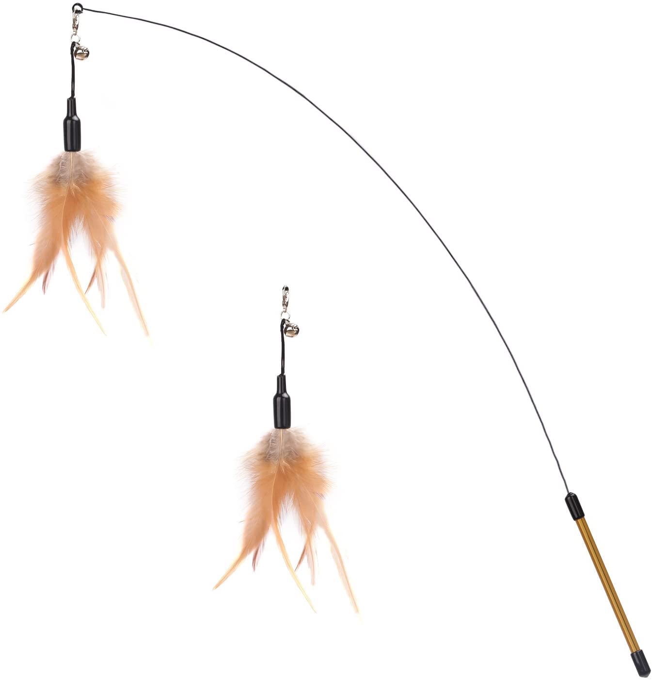 Pawaboo Cat Feather Wand Interactive Toy. Chosen for real quality, fits naturally into modern pet