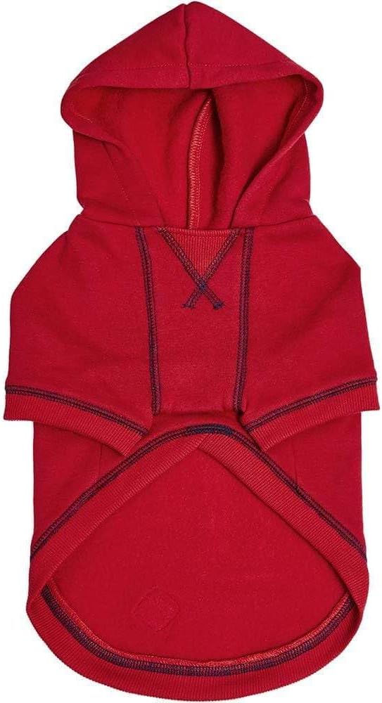 Blueberry Pet Essentials Hoodie – 10″ Soft Cotton‑Blend Mid‑Weight Sweatshirt with Hood, Award‑Winning Small‑Dog Jacket