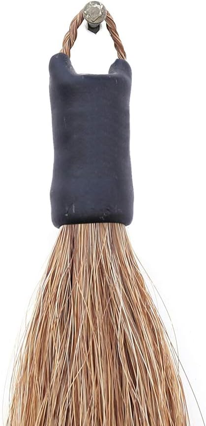 Horse Tail Extensions with Braided Horsehair Loop, Blunt Cut Bottom, 34-36 inches Long and 1 lb Weight (Mixed Brown)