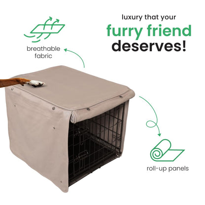 Molly Mutt Tan Dog Crate Cover. Chosen for real quality, fits naturally into modern pet homes.