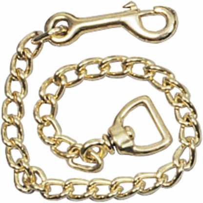 Schneiders Heavy Duty Solid Brass Chain for Horses | Convert Ropes & Lunge Lines into Effective Training Aids | Rust-Resistant, Hand-Welded Design