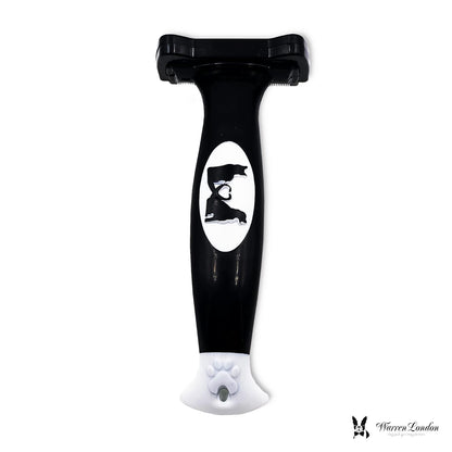 Warren London Deshedding Brush for Medium Dogs, Short Hair | 2.5″ Stainless Edge | Reduces Shedding Fast | Vet-Trusted Undercoat Tool With Comfort Grip