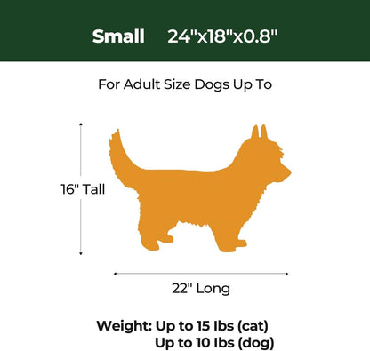 BALANCE Dog Crate Pad, Dog Foam Crate Mat Kennel Pad, Washable Water-Resistant Pet Bed Flat Dogs Cage Mat for Small Dogs