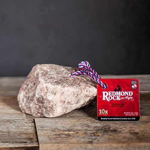REDMOND - Rock on a Rope Unrefined Salt Rock for Horses 3 to 5 lbs (3 Pack)