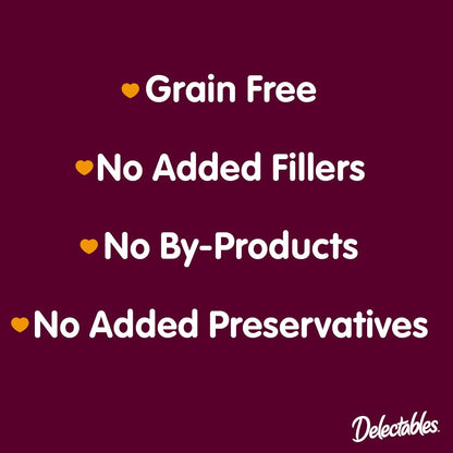 Delectables Bisque Non-Seafood Lickable Cat Treats Variety Pack, 6 Count (Pack of 6)