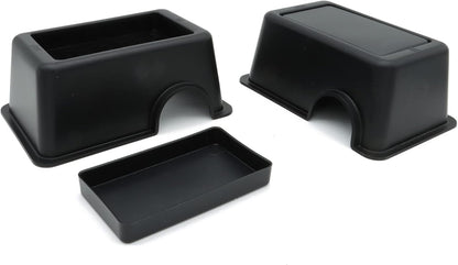 2 Pcs Small Reptile Hide Box Snake Hide Feel Secure and Safe, Gecko Hide