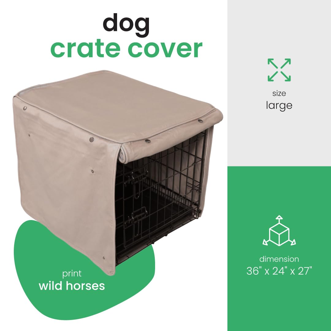 Molly Mutt Tan Dog Crate Cover. Chosen for real quality, fits naturally into modern pet homes.