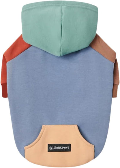 Spark Paws Dog Hoodie – Premium Dog Sweater for Small, Medium, and Large Dogs | Warm Outfits for French Bulldogs, Pitbull, Puppy, Winter Jacket Alternative - Alpine - XL