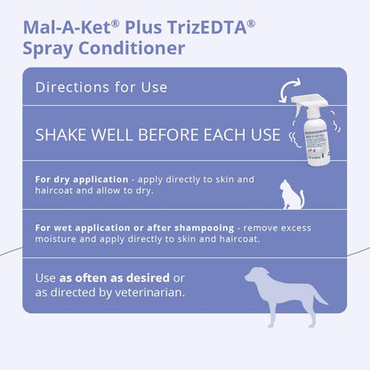Plus TrizEDTA Spray Conditioner for Dogs and Cats, 8 oz