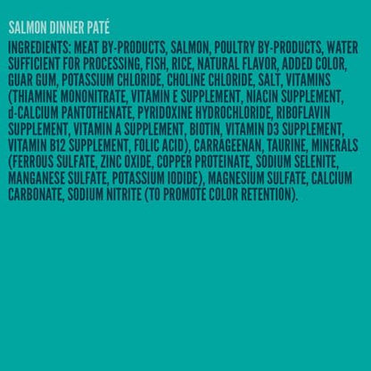 A Strong Heart Canned Wet Cat Food, Salmon Dinner Paté - 5.5 oz Cans (Pack of 24), Made in The USA with Real Salmon