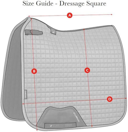 LeMieux Suede Dressage Square - English Saddle Pads for Horses - Equestrian Riding Equipment and Accessories