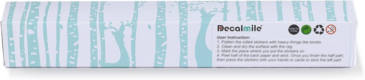 decalmile Under The Sea Mermaid Wall Decals Ocean Fish Starfish Turtle Wall Stickers Baby Nursery Girls Bedroom Bathroom Wall Decor