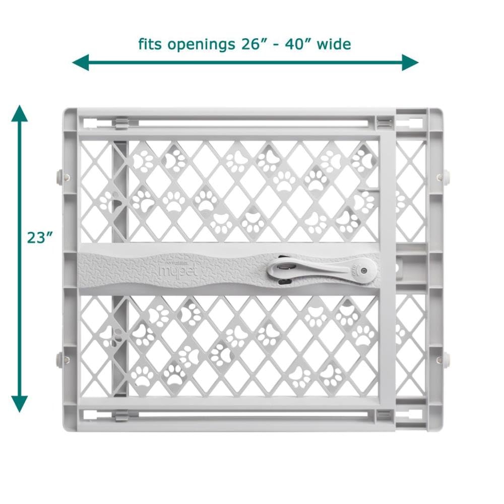MYPET North States Paws Portable Pet Gate: 26. Chosen for real quality, fits naturally into modern