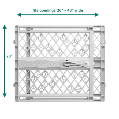 MYPET North States Paws Portable Pet Gate: 26. Chosen for real quality, fits naturally into modern
