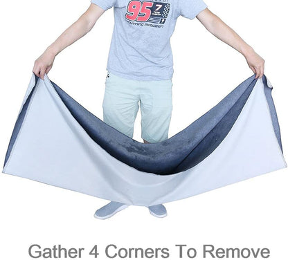 Peepeego Non-Slip Dog Pad 65 x 48, Washable Puppy Pads with Fast Absorbent, Waterproof for Training, Whelping for Puppy Playpen