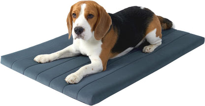 BALANCE Dog Crate Bed, Orthopedic Dog Bed Pad with Waterproof Liner, Washable Crate Foam Pet Mat for Large, Medium, Puppy Dogs Breeds, Periscope, 36"x23"x1.6"