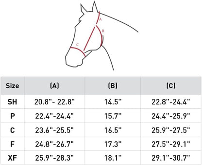 HORZE Kiel Adjustable Horse Halter with Fleece Padding - Tan - Pony