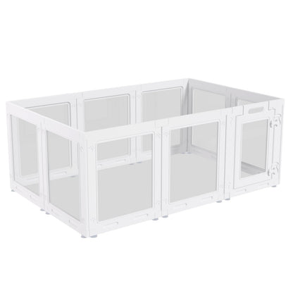 Clear Acrylic Dog Playpen with Door. Chosen for real quality, fits naturally into modern pet homes.