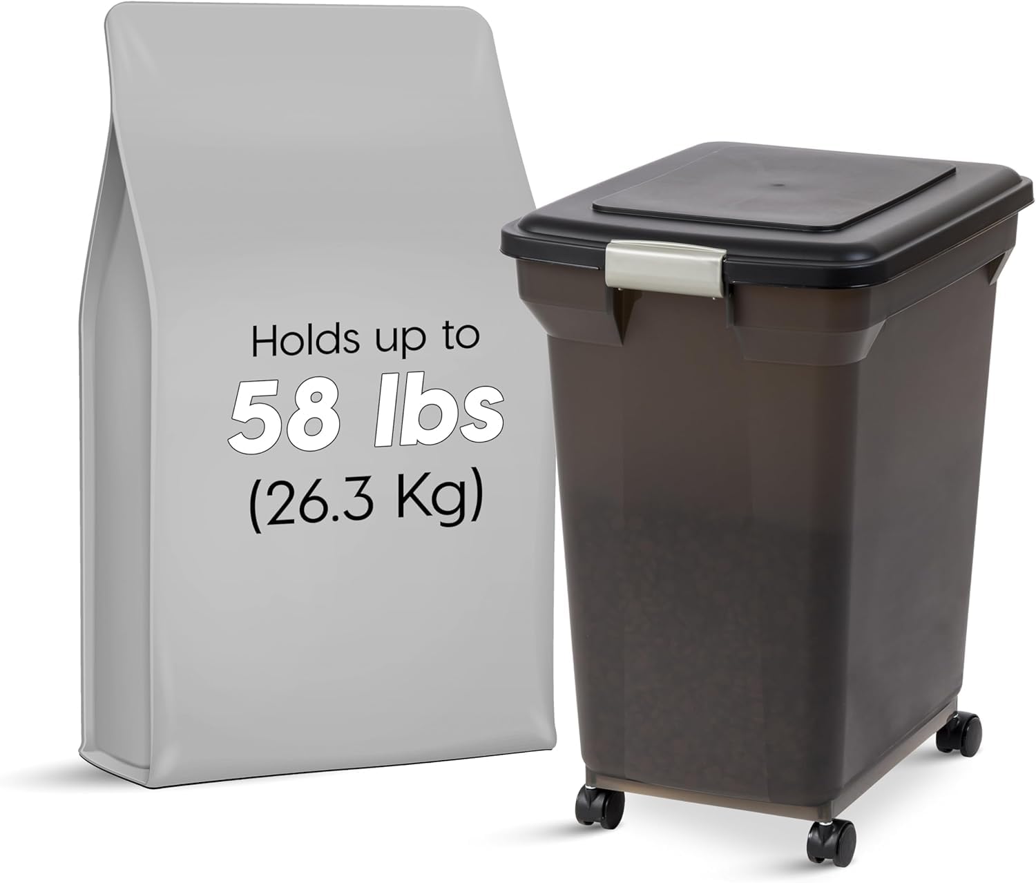 IRIS USA Dog Food Storage Container. Chosen for real quality, fits naturally into modern pet homes.