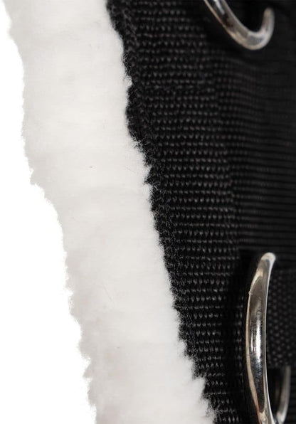 Dura-Tech Fleece Lined Training Surcingle for Horses | Essential for Lunging Work | Comfortable Fleece Lining | Durable Poly Material | Versatile D-Ring Placement | Suitable for All Training Levels