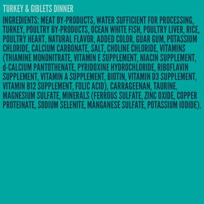 A Strong Heart Canned Wet Cat Food, Turkey & Giblets Dinner - 5.5 oz Cans (Pack of 24), Made in The USA with Real Turkey & Savory Giblets