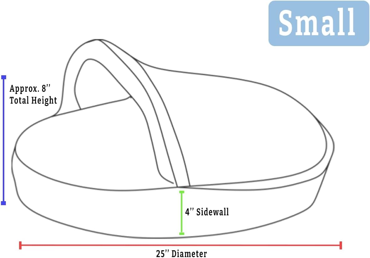 Snoozer Luxury Cozy Cave Dog Bed - Indoor Dog Bed with Cover Cave, Covered Calming Burrow for Small Sized Pets with Blanket Attached, Enclosed, Washable - Small, Buckskin