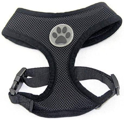 BINGPET Small Dog Harness - Breathable Mesh Puppy Cat Harnesses - No Pull Adjustable Dog Harness Dog Vest Harness for Small and Medium Dogs