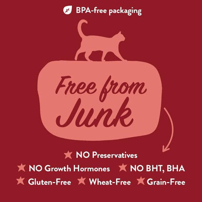 Human-Grade Mixed Variety Pack Wet Cat Food Pouch Boots' Salmon N' Pumpkin - Moist, Soft Cat Food Mixer, Topper, and Rotational Meal by Portland Pet Food Company -12 Pack