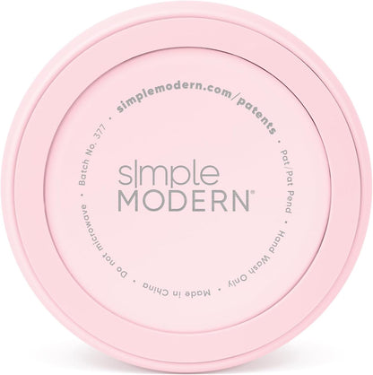 Simple Modern Stainless Steel Pet Water Bowl for Dogs & Cats | Reusable Insulated Stainless Steel Food Bowls for Dog Cat | No Tip No Slip BPA Free | Bentley Collection | Medium (32oz) | Blush