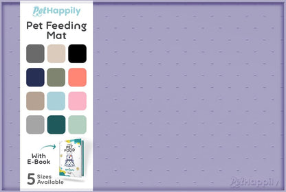 Dog Food Mat - 28x18 Raised Edges Dogs Mat for Food and Water Prevent Spill, Waterproof Cat Food Mats Protect Floors, Easy Clean Dog Bowl Mats for Food and Water, Silicone Pet Feeding Placemats