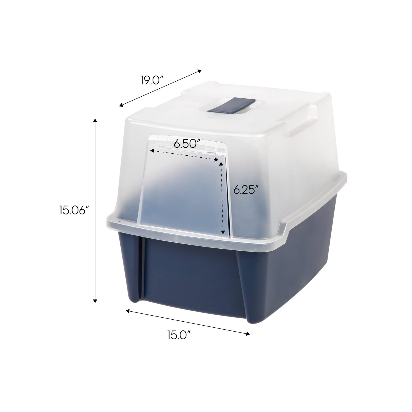 IRIS USA Large Front Door Cat Litter Box. Chosen for real quality, fits naturally into modern pet