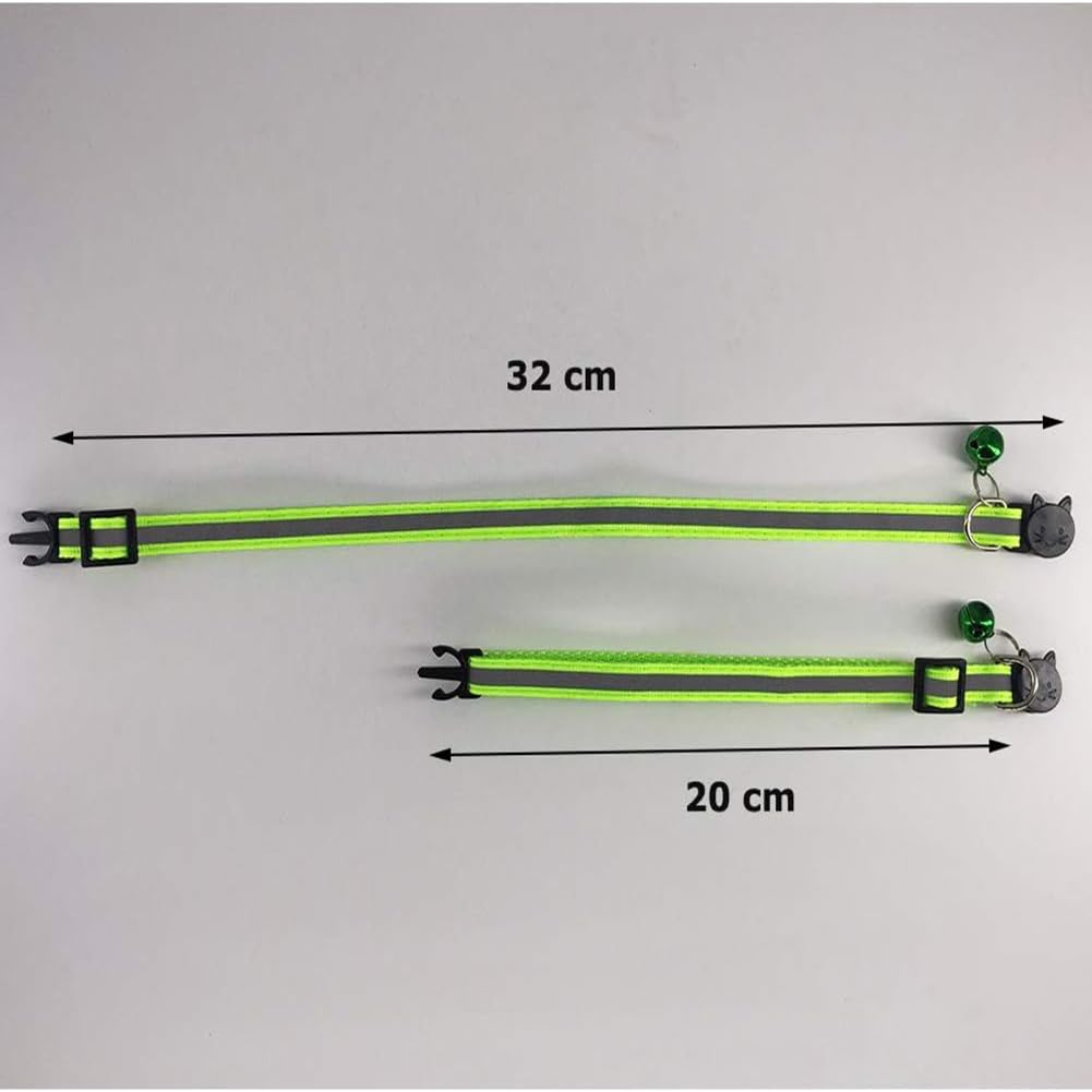 Jigichu 6 Pack Reflective Cat Collar with Bell. Chosen for real quality, fits naturally into modern