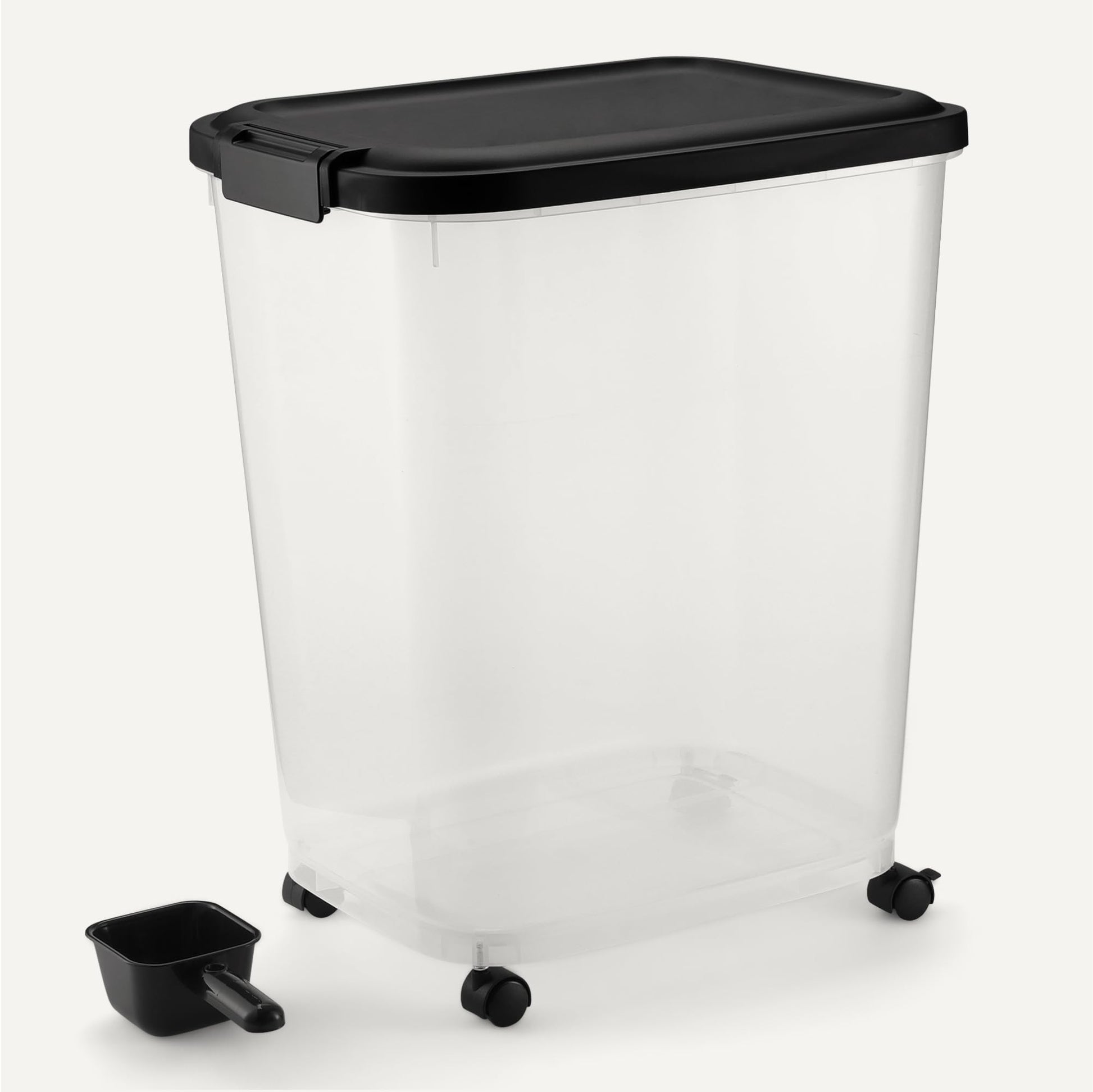 Amazon Basics Pet Food Storage Container with Rolling. Chosen for real quality, fits naturally into