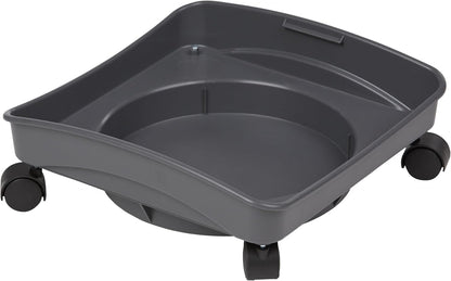 Mighty Tuff 13 Gallon, 54 Lbs Capacity, BPA-Free Pet Food Storage Container with Rolling Dolly on Wheels and Perfect Portion Scoop, Mobile Solution for Air-Tight Pet Food Storage