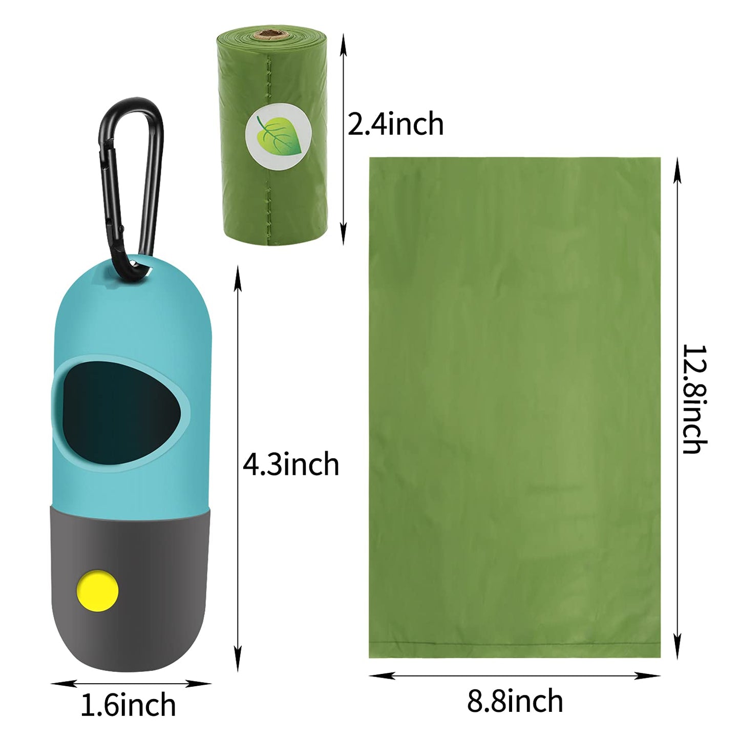 2 Pack Dog Poop Bag Dispenser with Built. Chosen for real quality, fits naturally into modern pet
