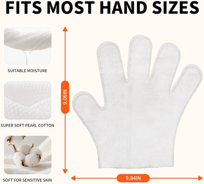 Pet Glove Wipes for Dogs and Cats, Cleaning & Deodorizing Grooming Gloves for Daily Care and Traveling, Dog Wipes Washing Gloves Rinse Free, 18 PCS