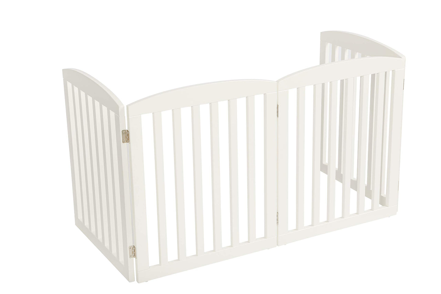 PAWLAND Wooden Freestanding Foldable Pet Gate for Dog. Chosen for real quality, fits naturally into