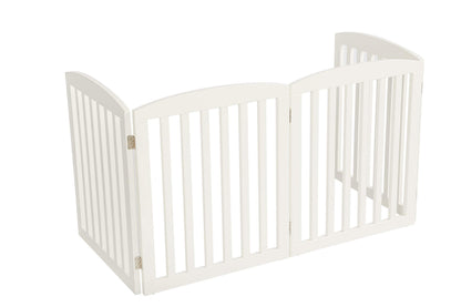 PAWLAND Wooden Freestanding Foldable Pet Gate for Dog. Chosen for real quality, fits naturally into