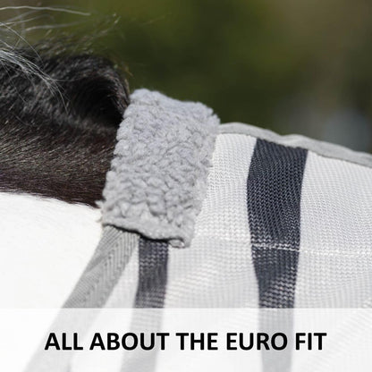 Schneiders Soft Interlock Mesh II Zebra Horse Fly Sheets | Striking Zebra Pattern for Fly Deterrence & Superior UV Protection