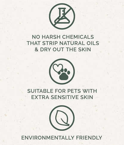 Chagrin Valley Soap & Salve Organic Natural Dog & Pet Shampoo – Unscented & Moisturizing for Dogs with Dry, Sensitive or Itchy Skin – Coconut Milk Conditions the Coat - 3.8 OZ Bar 3PK