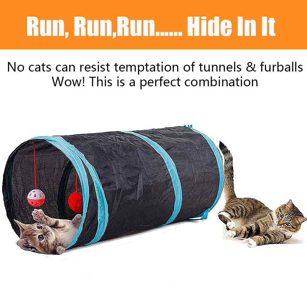 21 Pcs Cat Toys for Indoor Cats Collapsible Cat Tunnel. Chosen for real quality, fits naturally