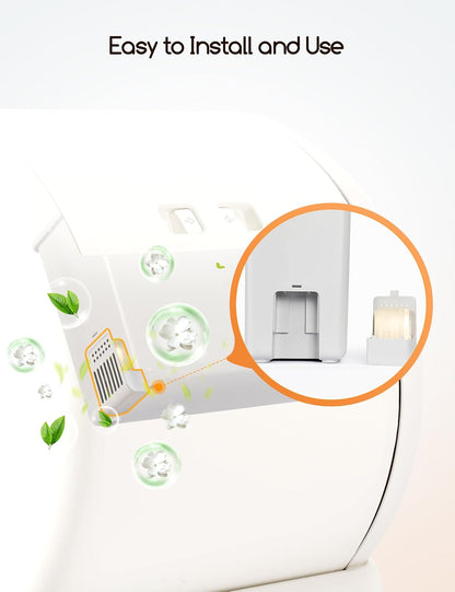 MeoWant Pet Odor Eliminator, Automatic Cat Litter Box Odor Deodorant Gel Only Suitable for MW-SC01 / MW-SC02 / LB02 Cat Litter Box 3Pcs