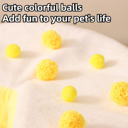 Cozy Cake Hamster House - Soft Plush Hideout & Tunnel Bed for Guinea Pigs, Syrian Hamsters, and Small Animals - Adorable, Warm & Washable Hideaway for All Seasons, Perfect Cage Accessory