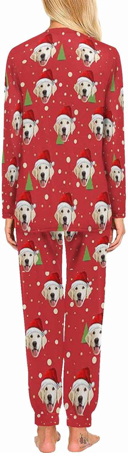 MyPupSocks Custom Face Pajamas Sets for Women, Personalized Photo Sleepwear XS-XXL