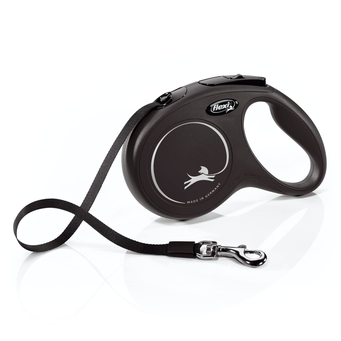 FLEXI® Classic Tape Retractable Dog Leash. Chosen for real quality, fits naturally into modern pet