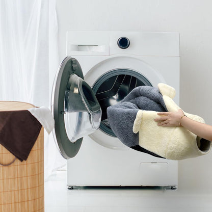 Cat Beds for Indoor Cats - Cute Animal-Shaped Cat Cave Bed for Larger Cat&2 Cats,Super Soft Calming Cat Tent for Kitten&Puppy,Small Dog,Warm Plush&Machine Washable&Removable Cotton Pad (Gray XL)