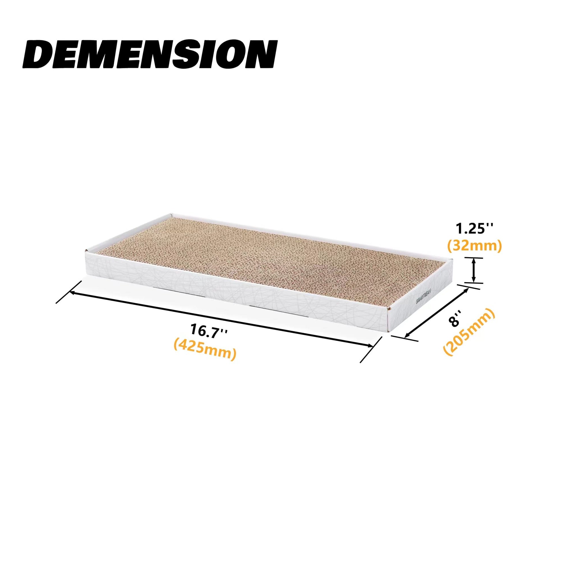 Cardboard Scratcher Pad Scratching Post:Smartbean 3PCS. Chosen for real quality, fits naturally