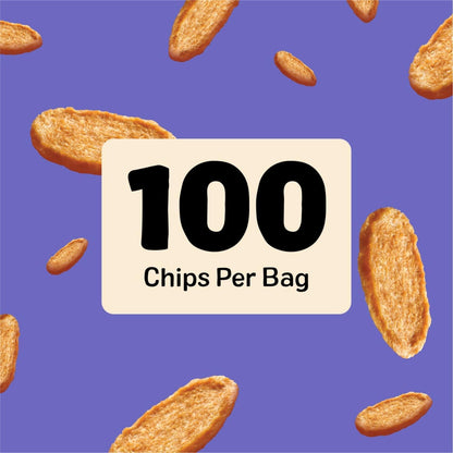 Three Dog Bakery Bark’N Crunch! Chicken Chips, Crunchy Treats for Dogs, Single Ingredient, High Protein Snacks, No Artificial Flavors or Colors, Made in The USA, 8 oz