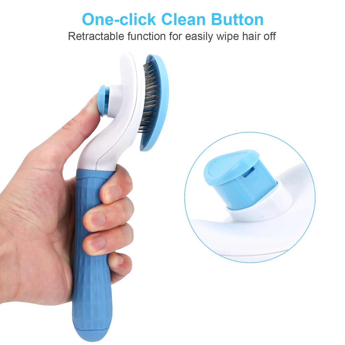 Depets Self Cleaning Slicker Brush. Chosen for real quality, fits naturally into modern pet homes.
