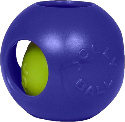 Jolly Pets Teaser Ball Dog Toy, Medium/6 Inches, Blue, 6-Inch Teaser Ball, Blue